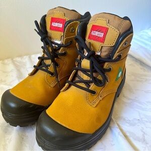 Aggressor Women’s Steel Toe Boots Size  8 LIKE NEW